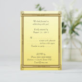 Invitation Bar Mitzvah RSVP Or 2 (Debout devant)