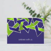 Invitation Bar Mitzvah Silver (Debout devant)