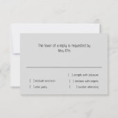 Invitation Bar Mitzvah Silver Black White Star de David (Dos)