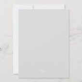 Invitation Bar Mitzvah Silver Blue Black Star de David (Dos)