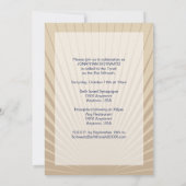 Invitation Bar Mitzvah Tan Navy (Dos)