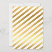 Invitation BAR MODERNE MITZVAH écriture or gris foncé élégant (Dos)