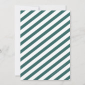 Invitation BAR MODERNE MITZVAH fête plain bold minimal vert (Dos)