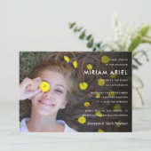 Invitation Bar moderne Mitzvah ou photo Bat mitzvah (Debout devant)
