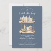 Invitation Bar moderne Panier Couples Douche (Devant)