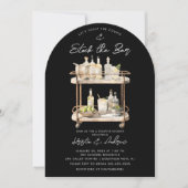 Invitation Bar moderne Panier Couples Douche (Devant)
