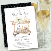 Invitation Bar moderne Panier Couples Douche