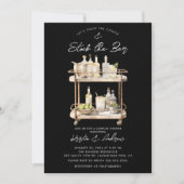 Invitation Bar moderne Panier Couples Douche (Devant)