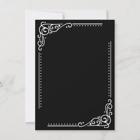 Invitation Bar Ouvert (et Mariage) | Micro Mariage Décontract (Dos)