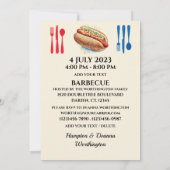 Invitation Barbecue / 4 juillet / etc. (Dos)