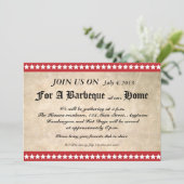 Invitation barbecue 4 juillet vintage (Debout devant)