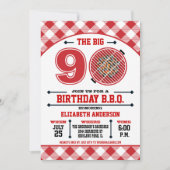 Invitation barbecue 90e anniversaire (Devant)