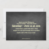 Invitation Barbecue Amour Paix (Dos)