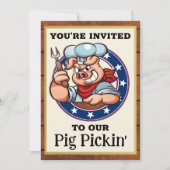 Invitation Barbecue au cochon de lait (Devant)