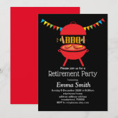 Invitation barbecue, barbecue, barbecue grill barbecue (Devant / Derrière)