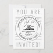 Invitation Barbecue Barbecue Garden Party (Devant)