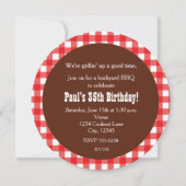 Invitation Barbecue Country Gingham BBQ Barbecue (Dos)