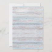 Invitation Barbecue de crevettes grillantes de vache (Dos)