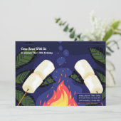 Invitation Barbecue de guimauves (Debout devant)