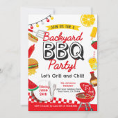 Invitation Barbecue de jardin (Devant)