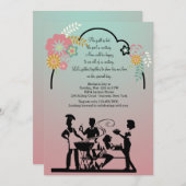 Invitation barbecue de la Fête des Mères (Devant / Derrière)