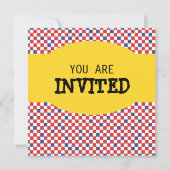 Invitation barbecue de la Fête du Travail (Dos)