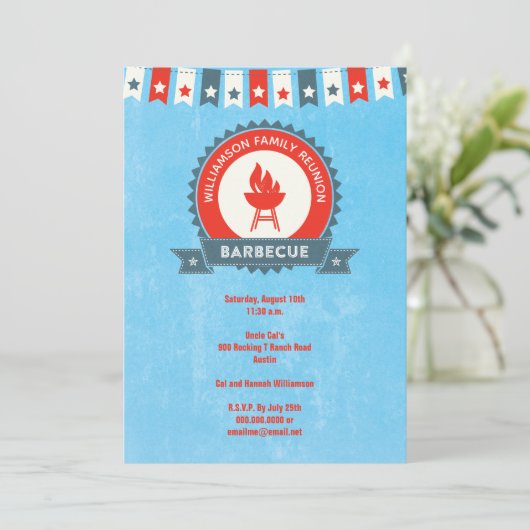 Invitation barbecue de retrouvailles familiales ro (Debout devant)