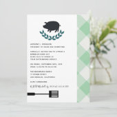 Invitation Barbecue d'entreprise (Debout devant)