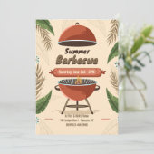 Invitation Barbecue d'été (Debout devant)