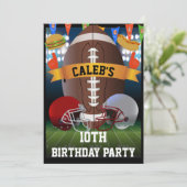 Invitation Barbecue & Football Party d'anniversaire au Barbeq (Debout devant)