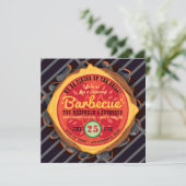 Invitation Barbecue Grand Burger (Debout devant)