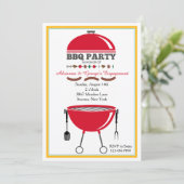 Invitation barbecue Grill (Debout devant)