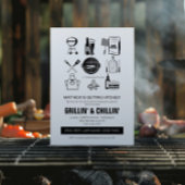 Invitation Barbecue Grillin' & Chillin Bachelor Party