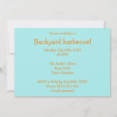 Invitation Barbecue Hamburger (Dos)