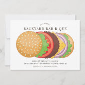 Invitation Barbecue jardin (Devant)