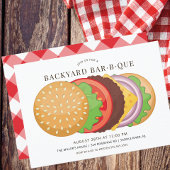 Invitation Barbecue jardin