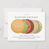 Invitation Barbecue jardin (Devant)