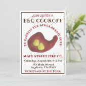 Invitation Barbecue Nashville Hot Chicken BBQ Cookoff (Debout devant)