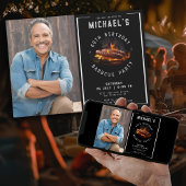 Invitation Barbecue Photo 60e fête d'anniversaire