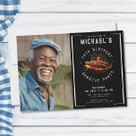 Invitation Barbecue Photo 70th Birthday Party<br><div class="desc">Barbecue Photo 70th Birthday Party Invitation. Rejoignez-nous pour une fête d'anniversaire qui promet un mélange parfait de simplicité et de classe, où l'arôme séduisant d'un barbecue rencontre une élégance raffinée. Notre design d'invitation capte l'essence d'une fête animée avec une esthétique simple et élégante, tandis que la fonction photo personnalisée ajoute...</div>