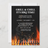 Invitation  Barbecue Pique-Nique Grillade Été (Devant)