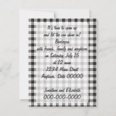 Invitation Barbecue rétro des années 1940 (Dos)