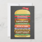 Invitation Barbecue rustique de pendaison de crémaillère (Devant)