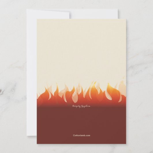 Invitation Barbecue Spéciale (Dos)