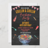 Invitation Barbeque - Jardin (Devant)