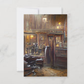 Invitation Barber Shop par Klx (Dos)