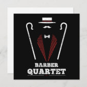 Invitation Barbershop Quartet Costume Singing Uniform Gift (Devant / Derrière)