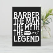 Invitation Barbier The Man 2024 (Debout devant)