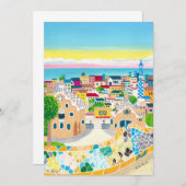 Invitation Barcelone Espagne (Devant / Derrière)