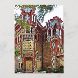 Invitation Barcelone. Gaudí. Maison Vicens.